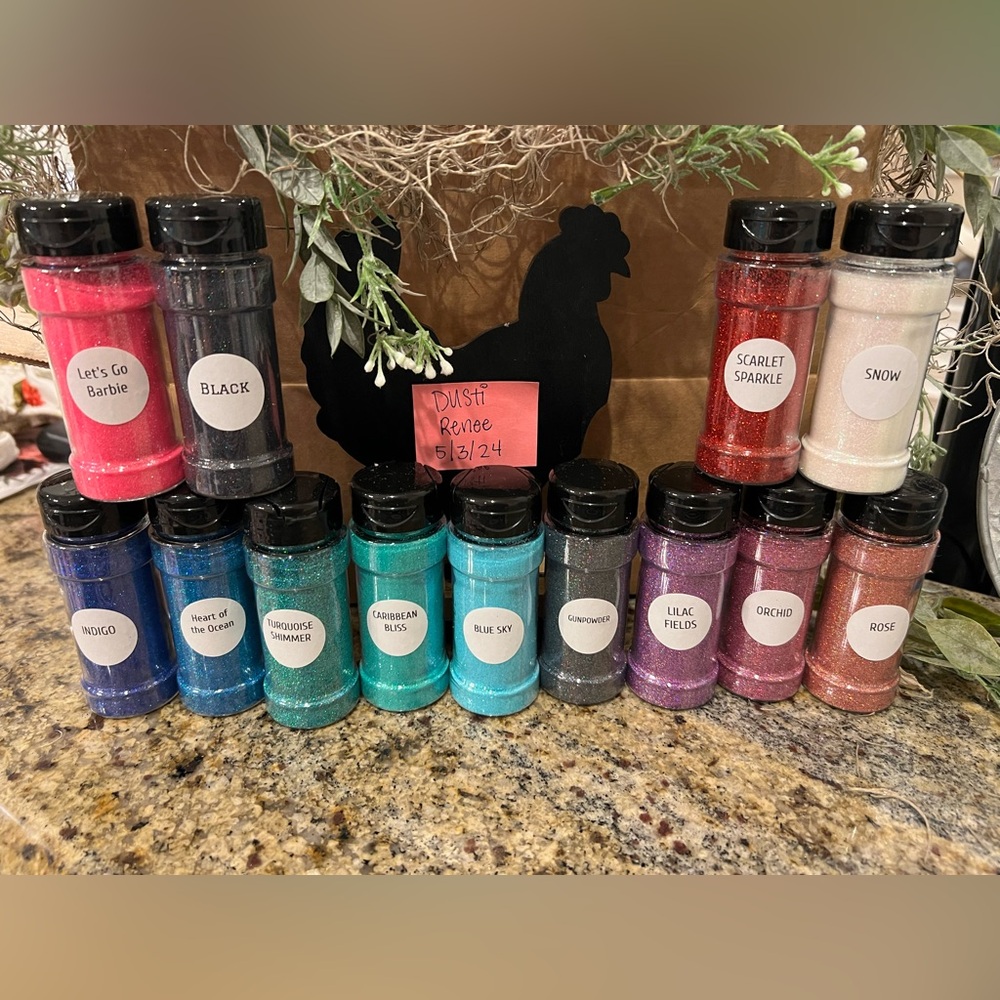 13 New Glitters for Crafts/ Freshies